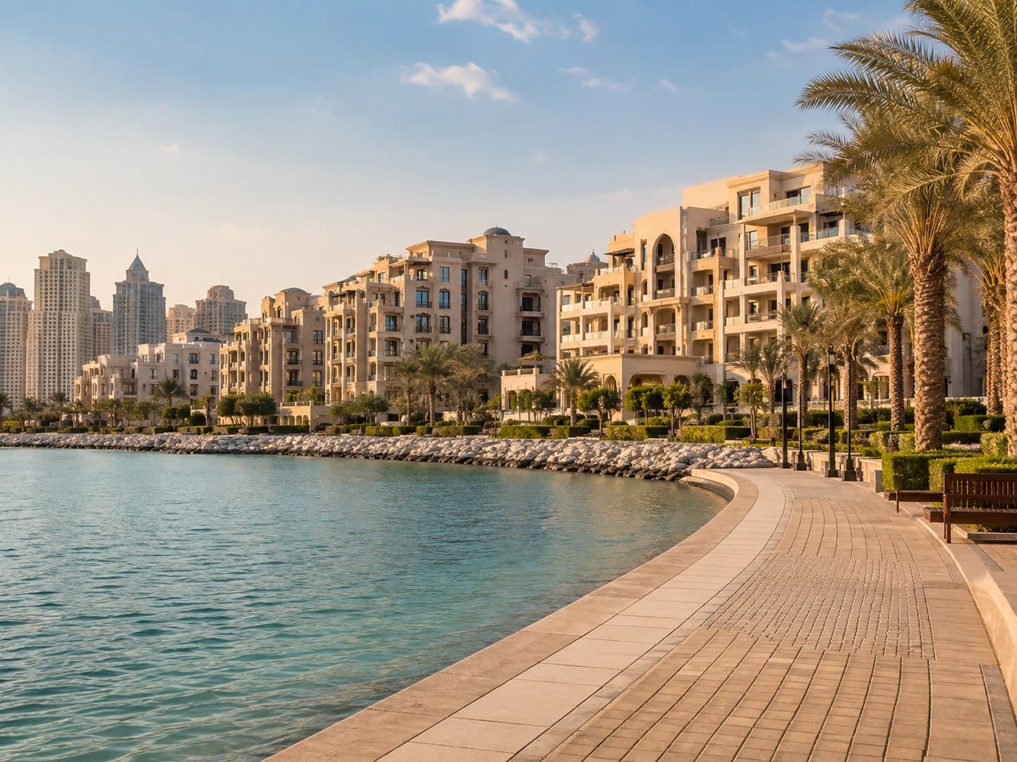 Beachfront residences on Palm Jumeirah